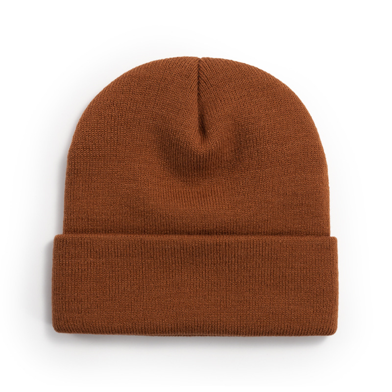 Basic Solid Color Autumn and Winter Knitted Hat